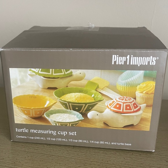 Pier 1 Kitchen Pier Imports Turtle Measuring Cupsholder Set 7 Long